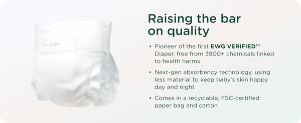 **Our Diapers Size 1 (7–14 lbs) | 198 Count | 12-Hour Leak Protection | Organic Cotton | Chlorine Free**
